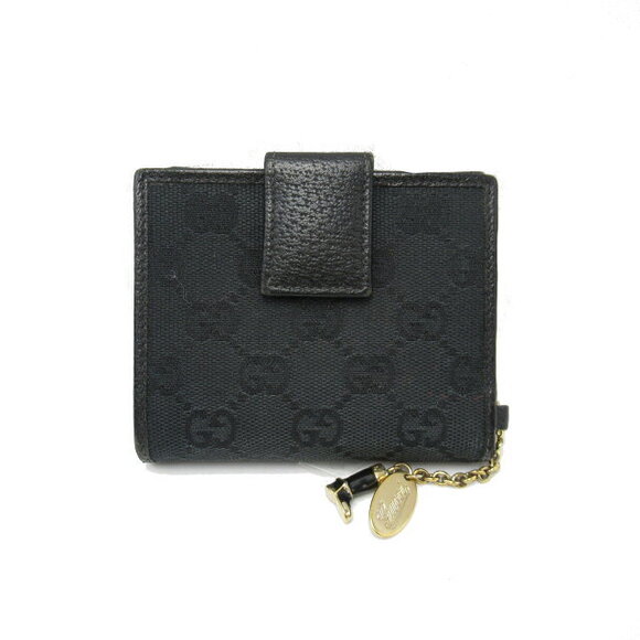 Gucci double hook wallet charm canvas black - Picture 2 of 7